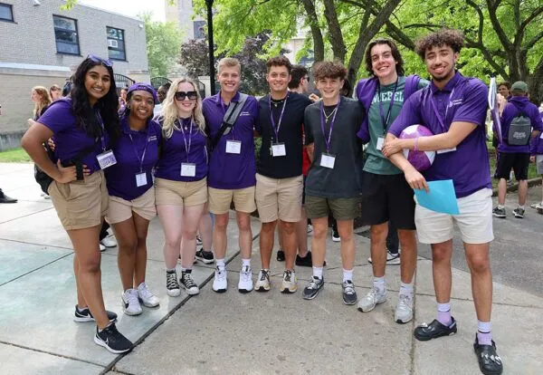 Group of student at orientation
