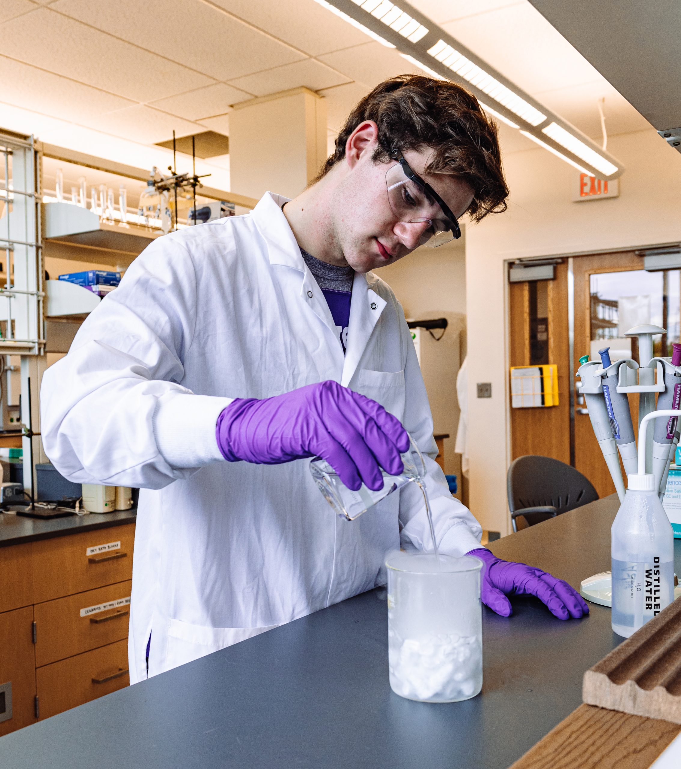 Student in the NU Biomedical Research Institute