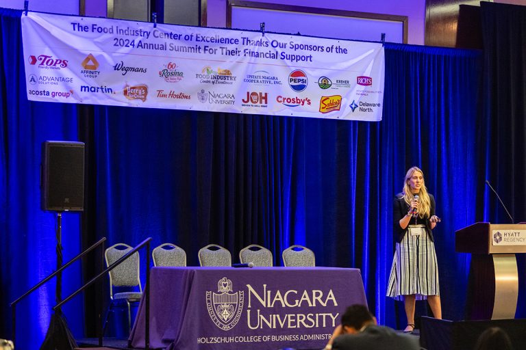 chelsea schroder at NU food summit